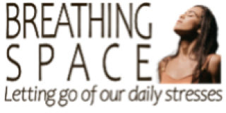 Man sitting and breathing